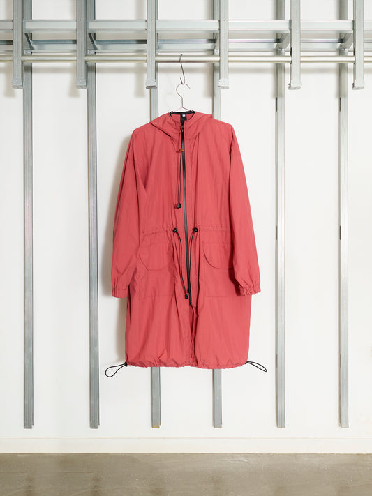 ZIRA RAINCOAT Coral