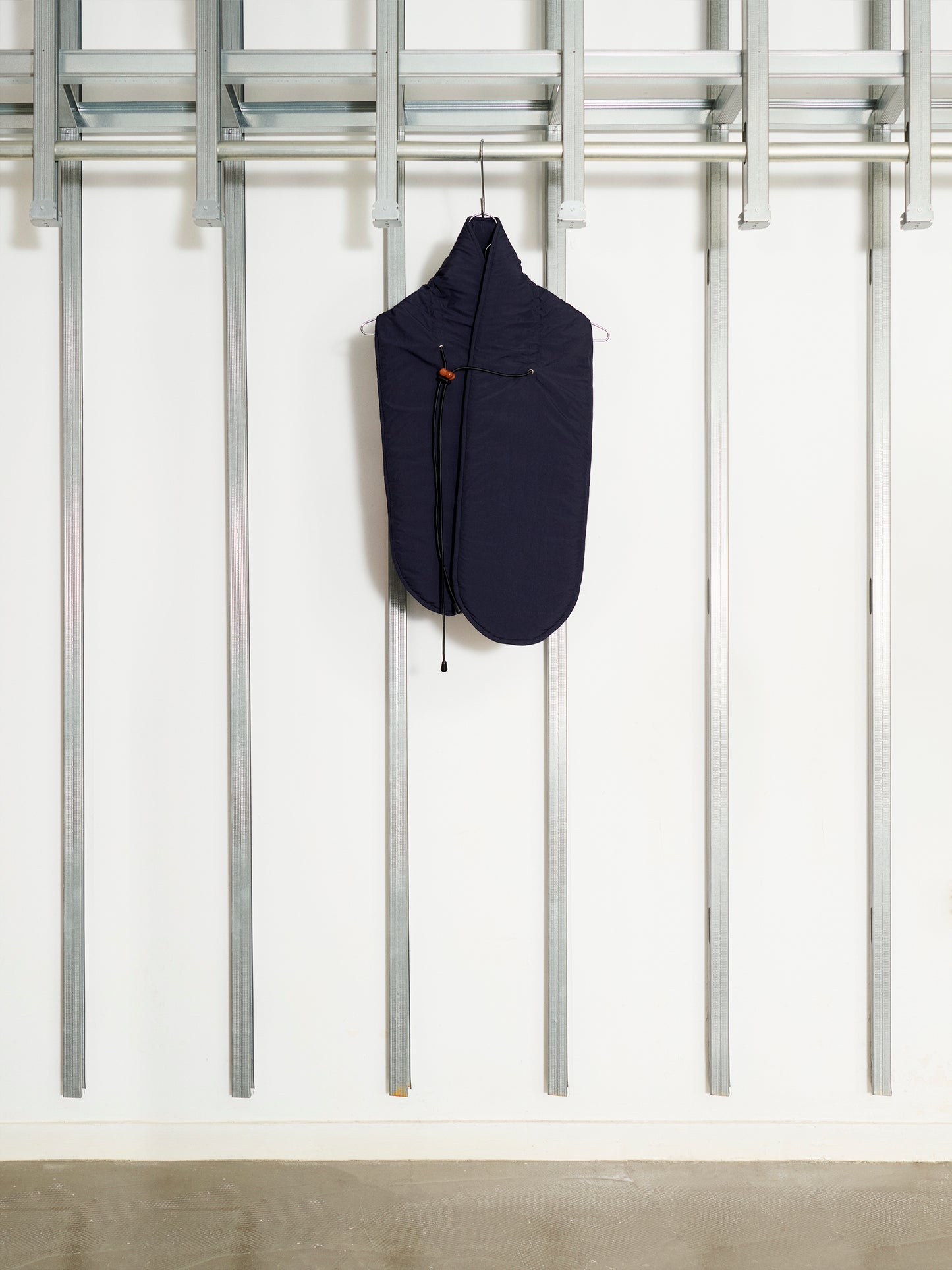 BARE FLUFFY SCARF NAVY