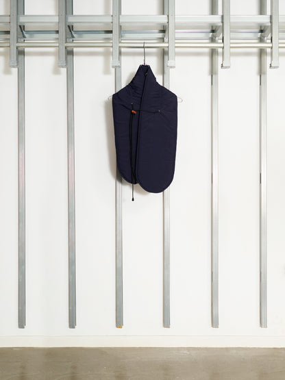 BARE FLUFFY SCARF NAVY