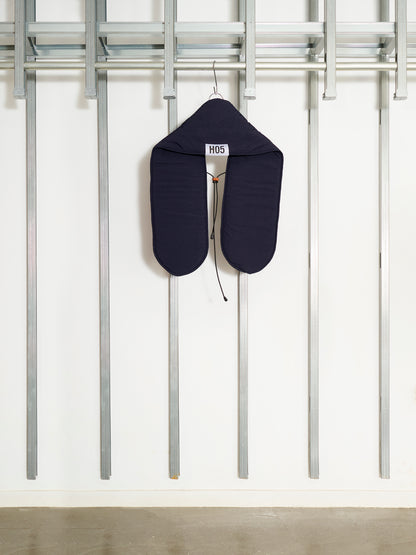 BARE FLUFFY SCARF NAVY