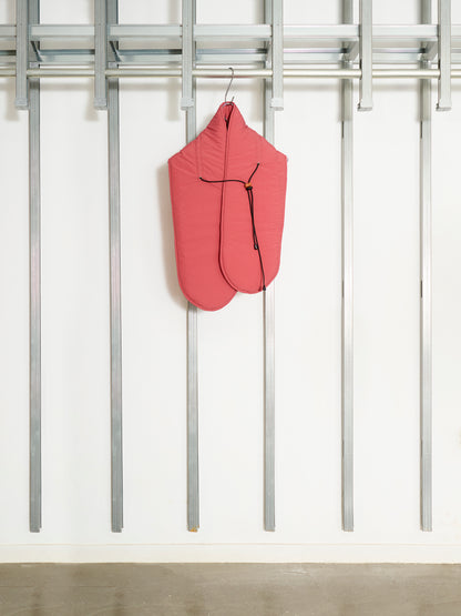BARE FLUFFY SCARF Coral
